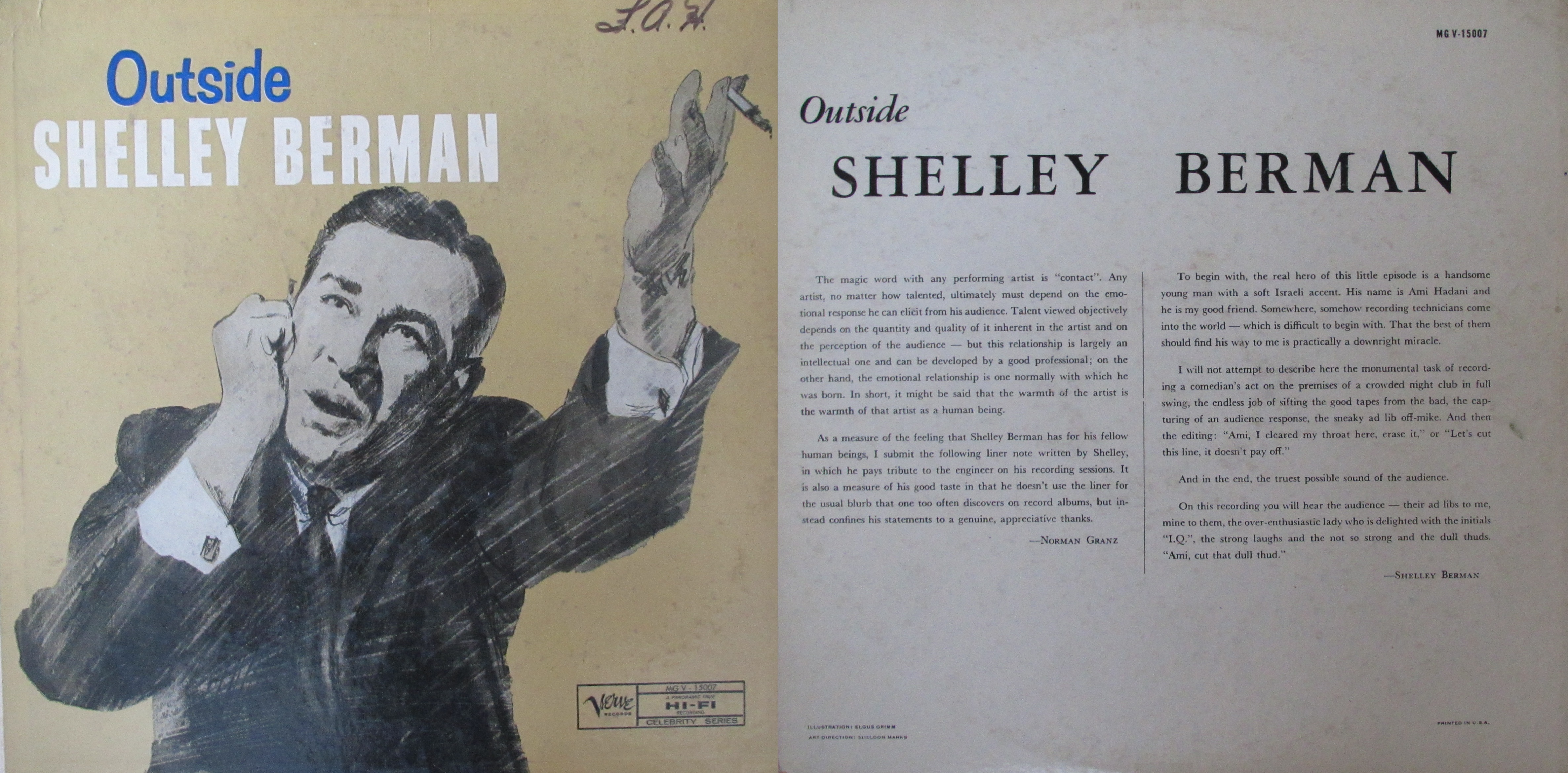 Shelly Berman My Dad S Albums